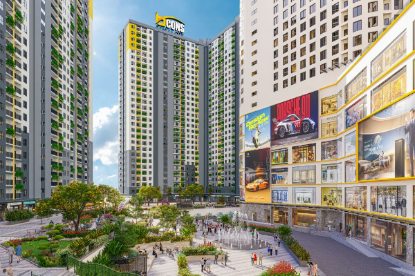 tiện ích căn hộ Bcons Center City