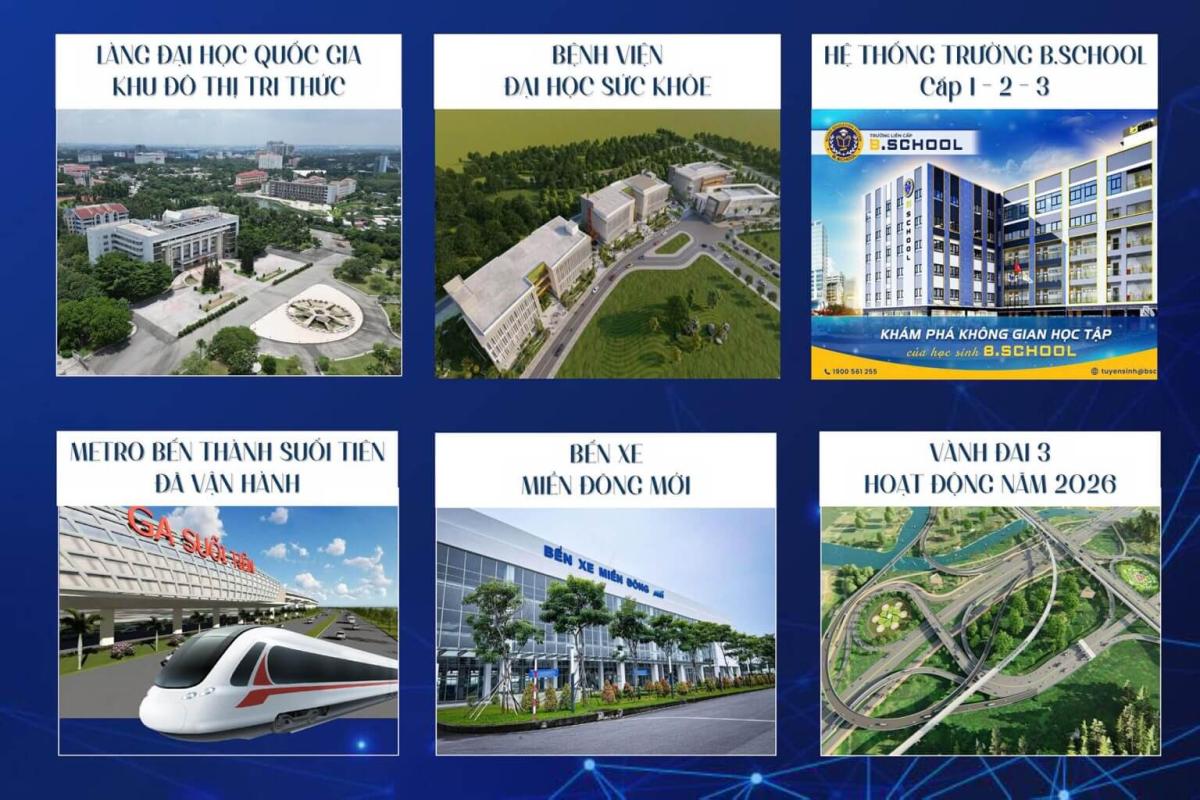 tiện ích ngoại khu Bcons Center City